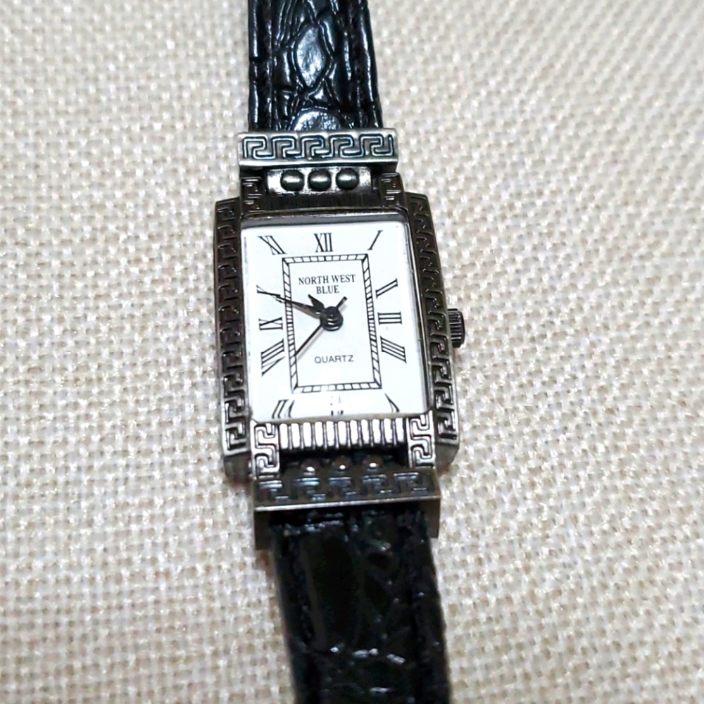 North West Blue Silver and Black watch